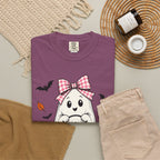 Cute Halloween Ghost T-Shirt — Trick-or-Treat Pumpkin & Bats