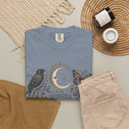 Whisper of the Wild T-Shirt — Moon, Raven & Mushroom Nature Graphic