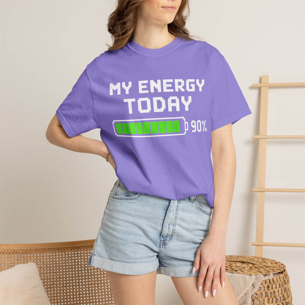 My Energy Today 90% Battery Graphic T-Shirt