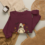 Halloween Pumpkin Ghost Crewneck Sweatshirt