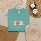 Bunny Row T‑Shirt — Cute Watercolor Rabbits Graphic Tee