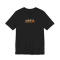 Coffee Crew Cute Graphic Tee — Espresso, Latte & Mocha Cartoon Shirt