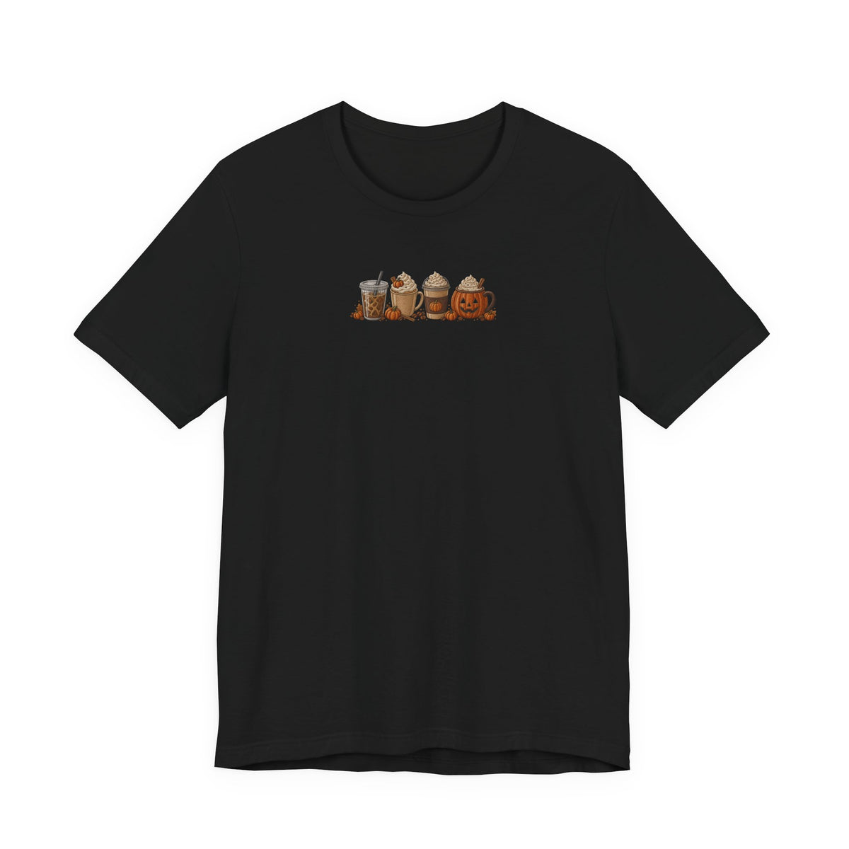Coffee Crew Cute Graphic Tee — Espresso, Latte & Mocha Cartoon Shirt