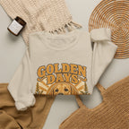 Sweatshirt — "Golden Days: Good Dog • Good Life" Retro Golden Retriever Crewneck