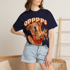 Oops Puppy T-Shirt — Cute Dog Spilling Coffee Graphic Tee