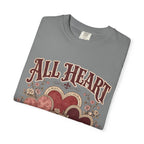 All Heart Vintage Floral Tee — "All Heart" Graphic T-Shirt