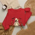 Halloween Pumpkin Ghost Crewneck Sweatshirt