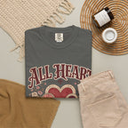 All Heart Vintage Floral Tee — "All Heart" Graphic T-Shirt