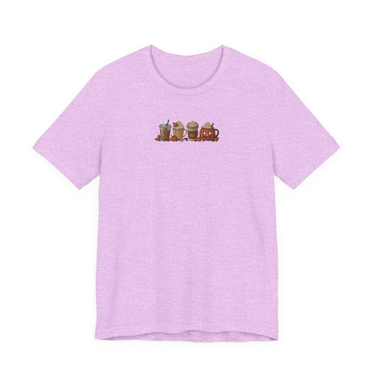 Coffee Crew Cute Graphic Tee — Espresso, Latte & Mocha Cartoon Shirt