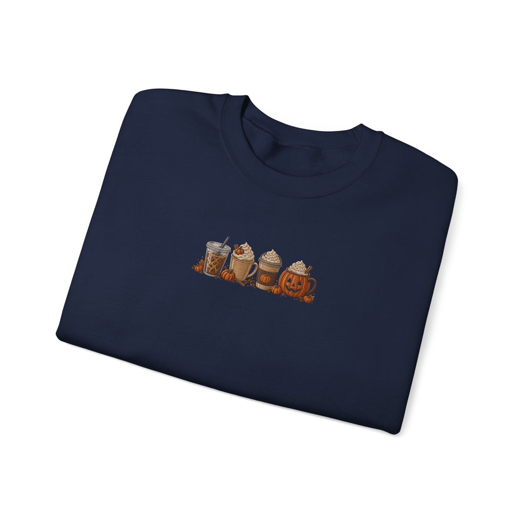 Cozy Camping Crewneck Sweatshirt — Niedliches Cartoon-Lagerfeuer-Freunde-Design