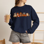 Cute Fall Animals Crewneck Sweatshirt