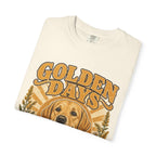 Golden Days Golden Retriever T-Shirt — "Good Dog • Good Life" Vintage Floral Tee
