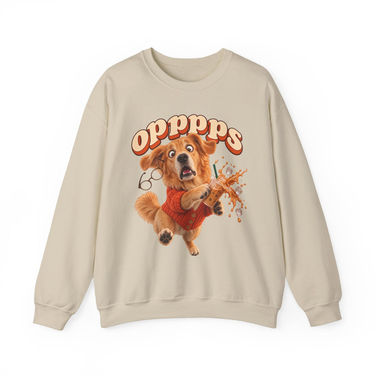 Oops! Puppy Mess Graphic Sweatshirt