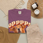 Oops Puppy T-Shirt — Cute Dog Spilling Coffee Graphic Tee