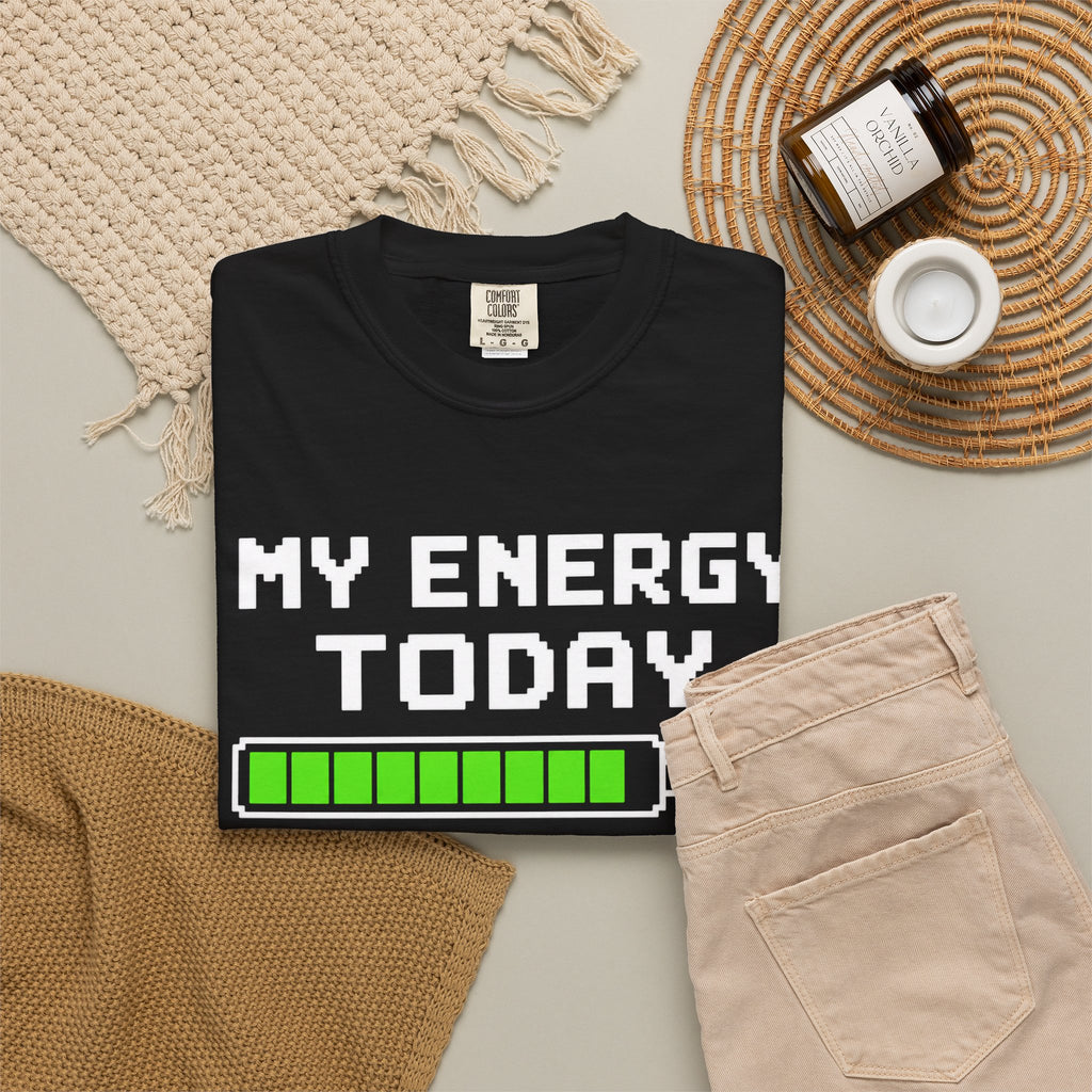 My Energy Today 90% Battery Graphic T-Shirt