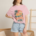 Honeymoon Mode T-Shirt — Tropical Sunset Couple Vacation Tee