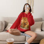 Sweatshirt — "Golden Days: Good Dog • Good Life" Retro Golden Retriever Crewneck