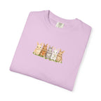 Bunny Row T‑Shirt — Cute Watercolor Rabbits Graphic Tee
