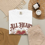 All Heart Vintage Floral Tee — "All Heart" Graphic T-Shirt