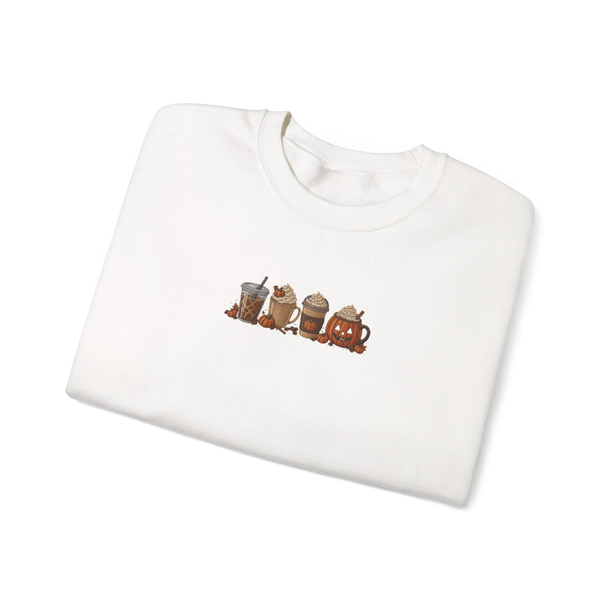 Cozy Camping Crewneck Sweatshirt — Cute Cartoon Campfire Friends Design
