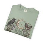 Whisper of the Wild T-Shirt — Moon, Raven & Mushroom Nature Graphic