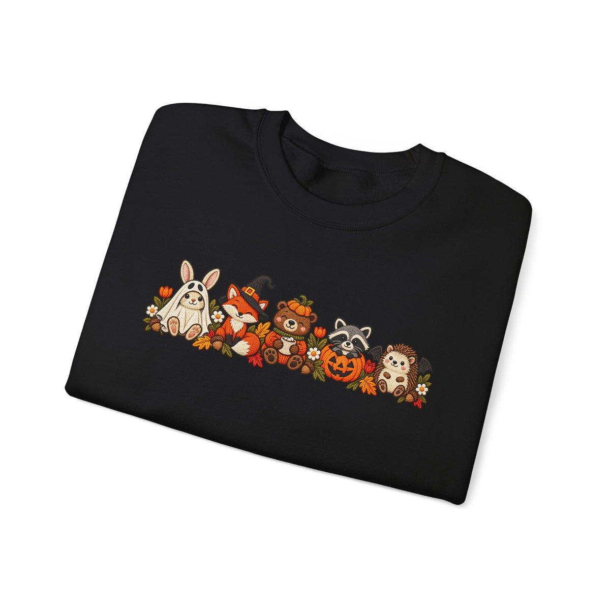 Cute Fall Animals Crewneck Sweatshirt