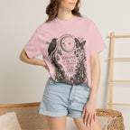 Whisper of the Wild T-Shirt — Moon, Raven & Mushroom Nature Graphic