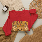 Sweatshirt — "Golden Days: Good Dog • Good Life" Retro Golden Retriever Crewneck
