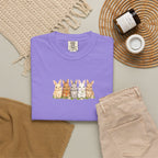 Bunny Row T‑Shirt — Cute Watercolor Rabbits Graphic Tee