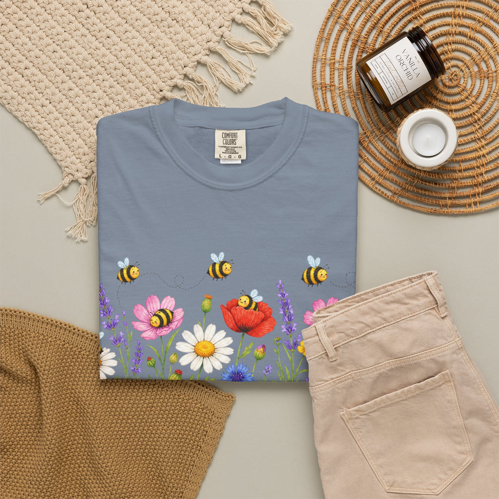 Wildflower Bee Garden T-Shirt
