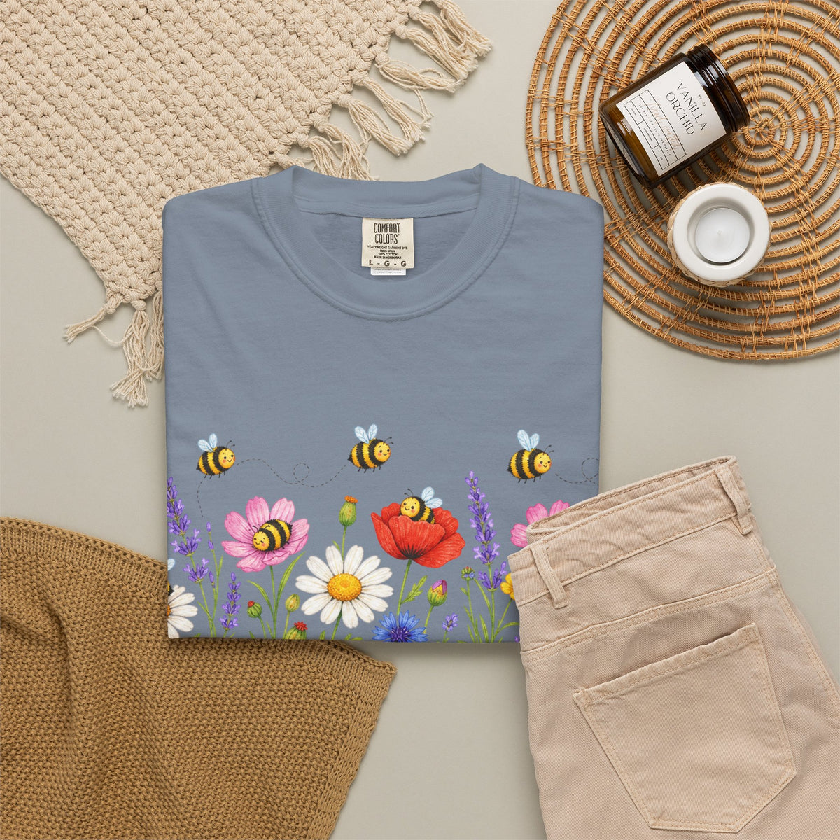 Wildflower Bee Garden T-Shirt