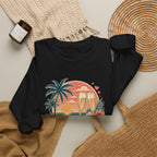 Honeymoon Mode Sweatshirt – Tropical Sunset Couples Crewneck