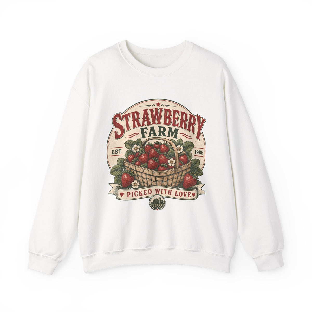 Strawberry Farm 'Picked With Love' Crewneck Sweatshirt