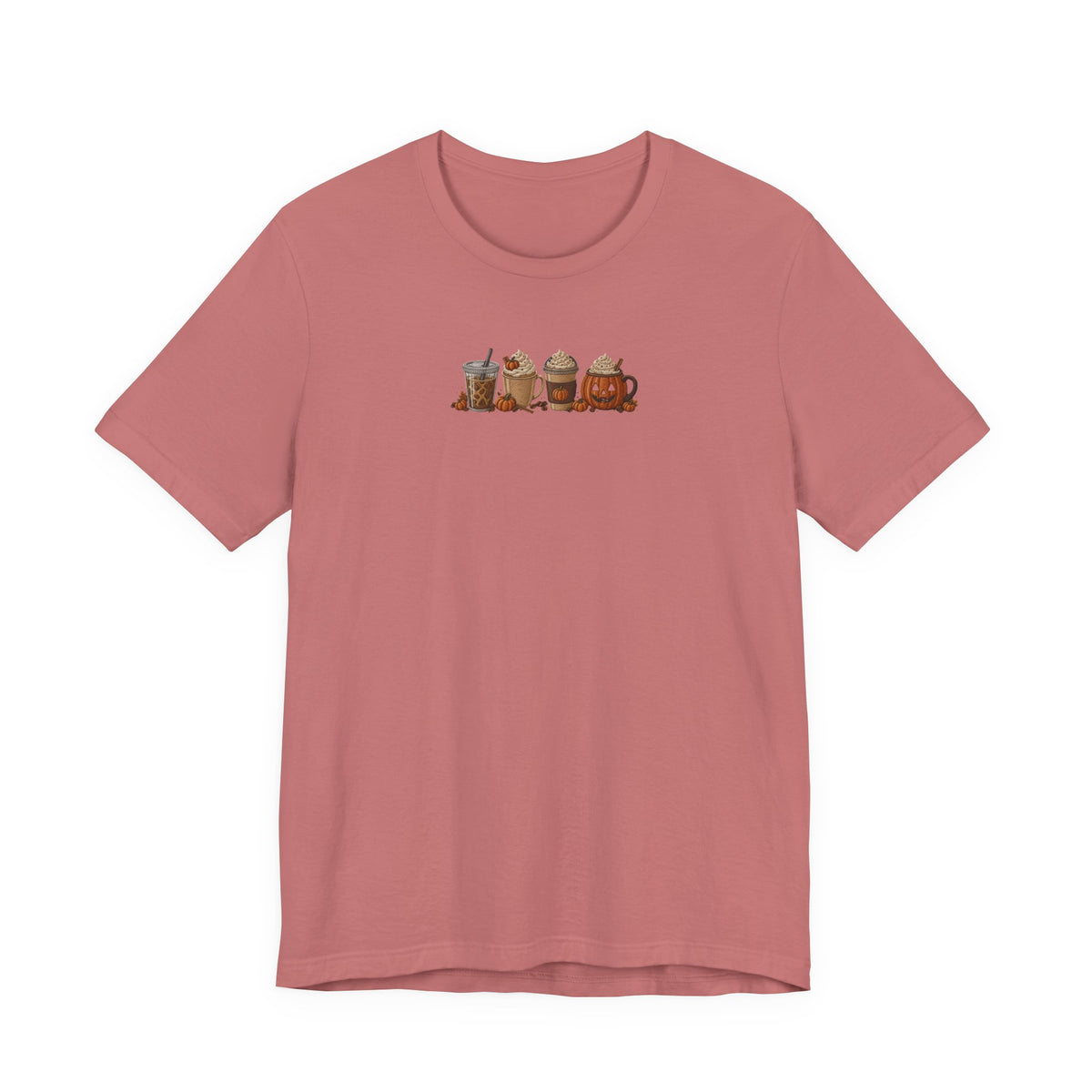 Coffee Crew Cute Graphic Tee — Espresso, Latte & Mocha Cartoon Shirt
