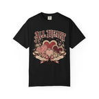 All Heart Vintage Floral Tee — "All Heart" Graphic T-Shirt