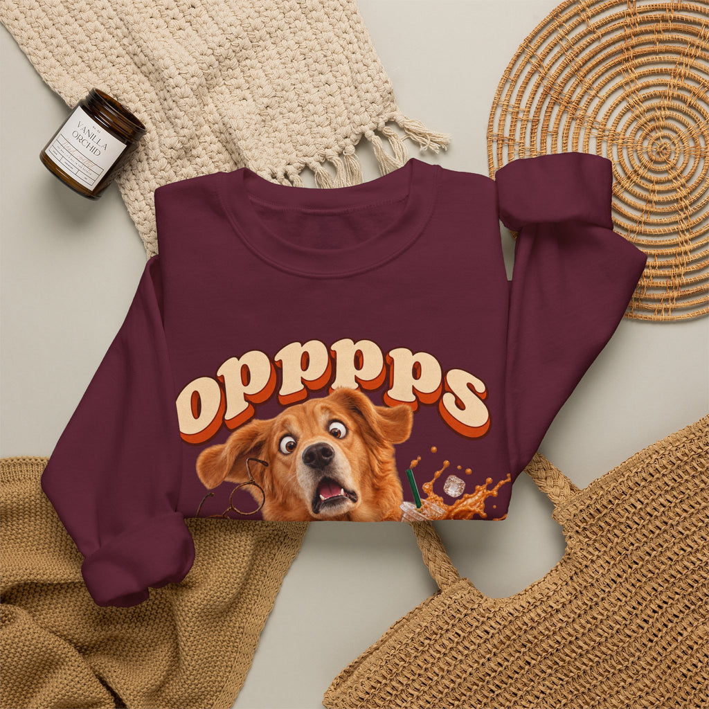 Oops! Puppy Mess Graphic Sweatshirt