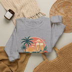 Honeymoon Mode Sweatshirt – Tropical Sunset Couples Crewneck