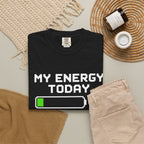 My Energy Today 10% T-Shirt — Low Battery Funny Graphic Tee