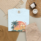 Honeymoon Mode T-Shirt — Tropical Sunset Couple Vacation Tee