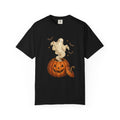 Halloween Ghost in Jack-O'-Lantern T-Shirt