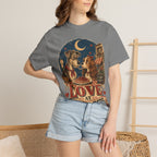 T-Shirt — "Love at First Bite" Vintage Pizza Date Dogs Tee