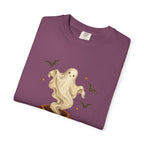 Halloween Ghost in Jack-O'-Lantern T-Shirt