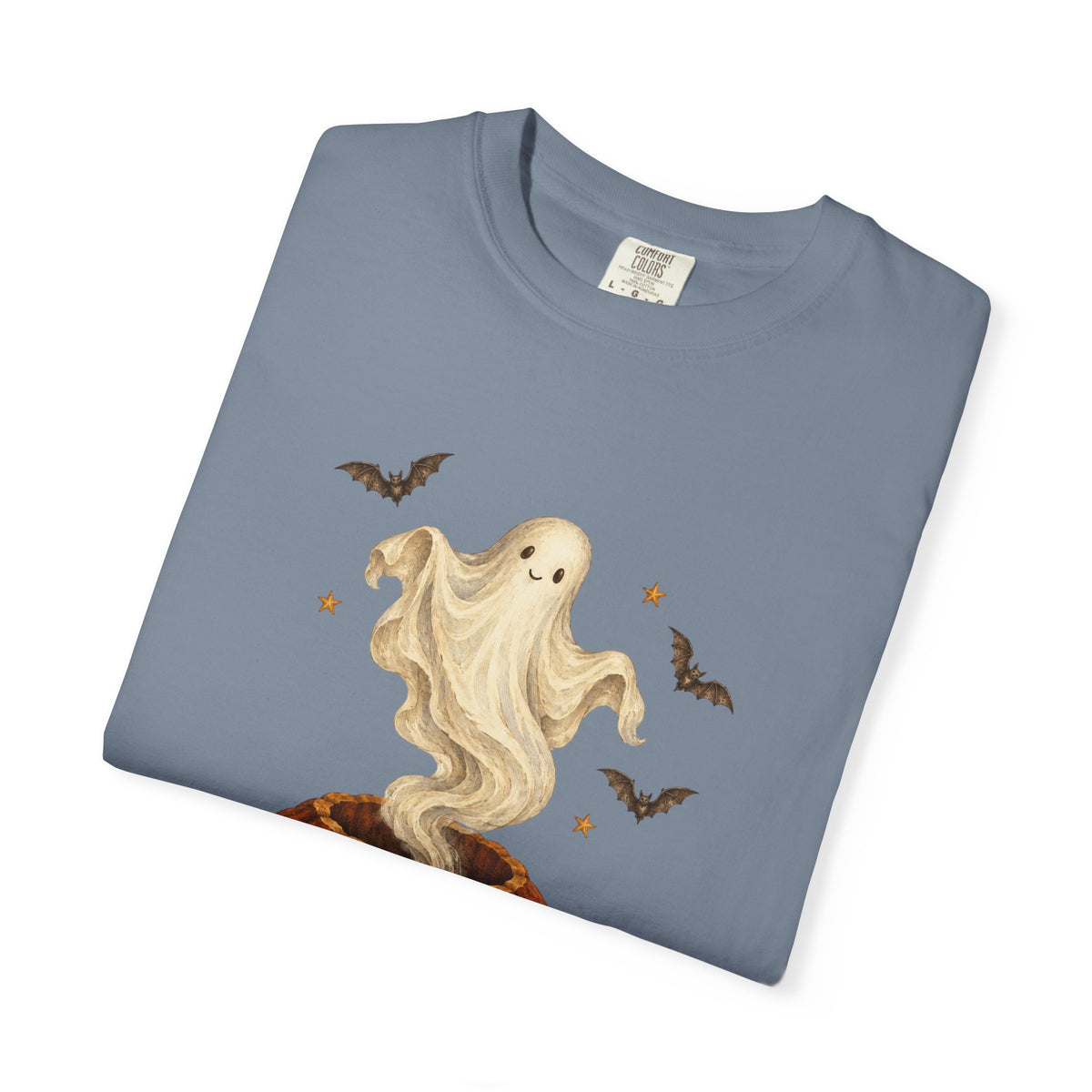 Halloween Ghost in Jack-O'-Lantern T-Shirt
