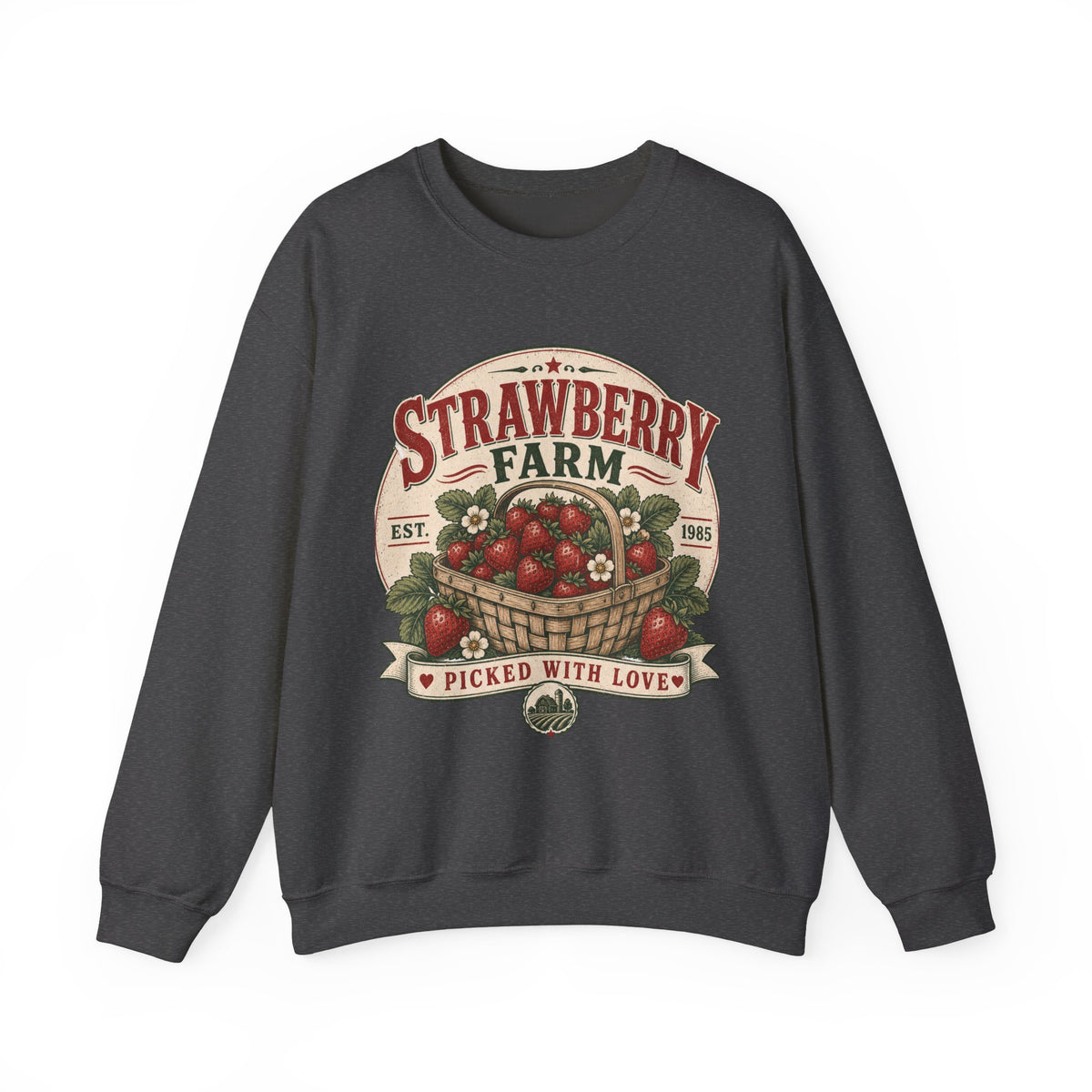 Strawberry Farm 'Picked With Love' Crewneck Sweatshirt