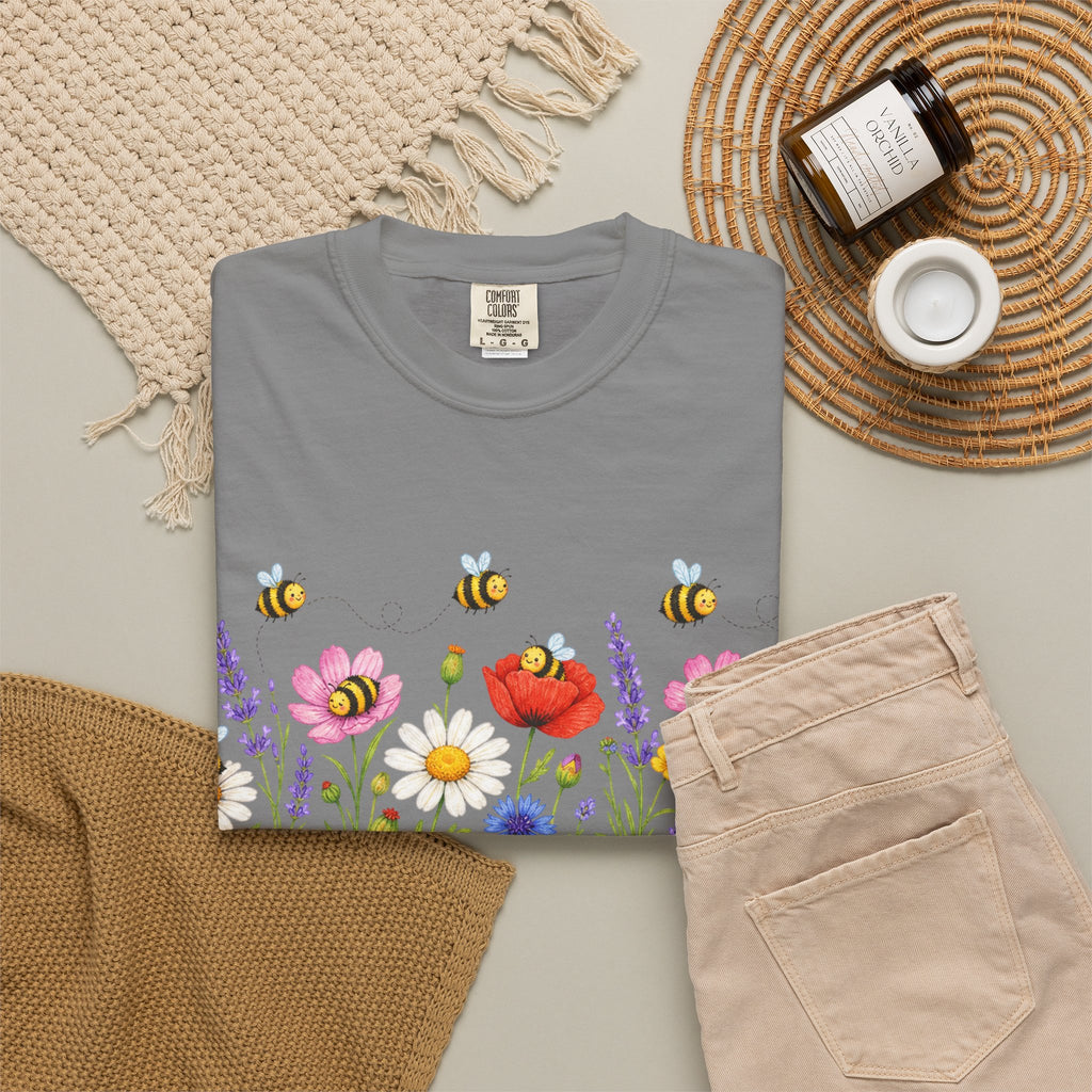 Wildflower Bee Garden T-Shirt