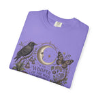 Whisper of the Wild T-Shirt — Moon, Raven & Mushroom Nature Graphic