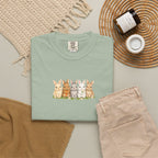 Bunny Row T‑Shirt — Cute Watercolor Rabbits Graphic Tee