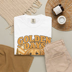 Golden Days Golden Retriever T-Shirt — "Good Dog • Good Life" Vintage Floral Tee
