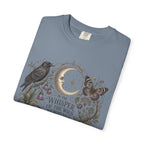 Whisper of the Wild T-Shirt — Moon, Raven & Mushroom Nature Graphic