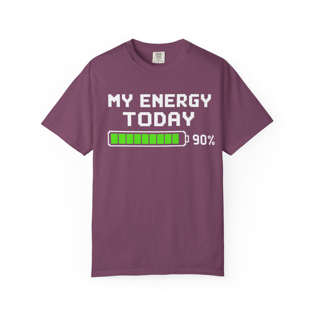My Energy Today 90% Battery Graphic T-Shirt